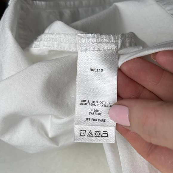 Cabela's Men's XL Lightweight Vented‎ Fishing Shirt Button Up Short Sleeve White - Picture 12 of 13